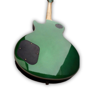 Custom Made Green Zakk Wylde Bullseye LP Style 6 Strings Electric Guitar - Image 4