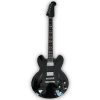 Custom Made Dave Grohl 6 Strings Black 335 Style Electric Guitar