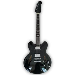 Custom Made Dave Grohl 6 Strings Black 335 Style Electric Guitar