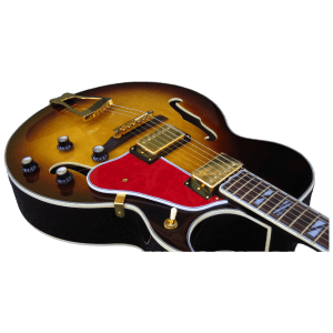 Custom Made Vintage Sunburst Byrdland Style Hollow Body Electric Guitar - Image 2