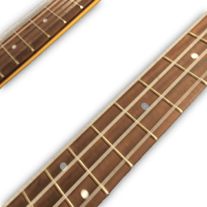 Custom Made Double Neck Yellow 4080 Style 4 Strings Bass & 6 Strings Electric Guitar - Image 6
