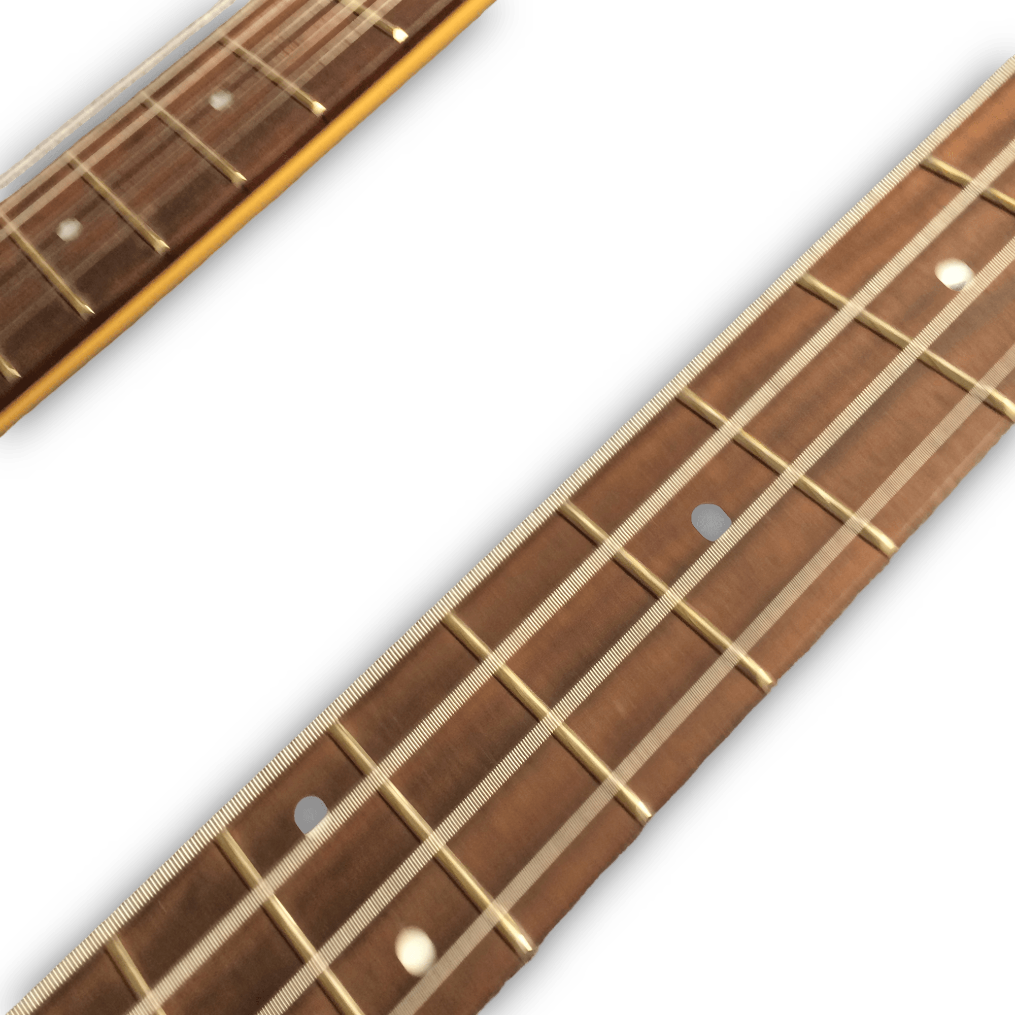 Custom Made Double Neck Yellow 4080 Style 4 Strings Bass & 6 Strings Electric Guitar - Image 6