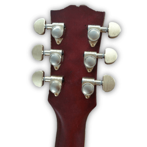 Custom Made Relic Aged Cherry Sunburst Flame Maple Top LP Style 6 Strings Electric Guitar - Image 6