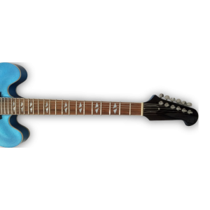 Custom Made Dave Grohl 335 Style 6 Strings Pelham Blue Electric Guitar - Image 3