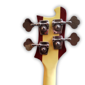 Custom Made Cream Chris Squire 4001 Style 4 Strings Electric Bass - Image 6