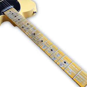 Custom Made Heavy Aged Butterscotch Blonde Relic Tele Style 6 Strings Electric Guitar - Image 5