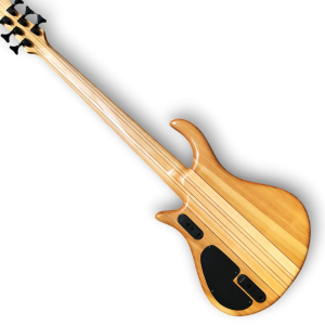 Custom Made Patriot Style Neck-Through-Body Flame Maple Top 6 Strings Electric Bass - Image 5