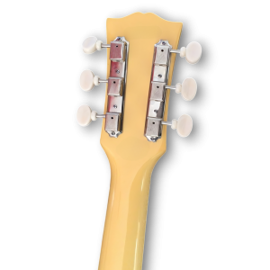 Custom Made TV Yellow P90 Pickup Double Cut LP Junior Style 6 Strings Electric Guitar - Image 6