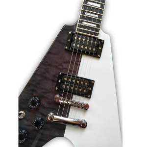 Custom Made Rudolf Schenker Flying V Style 6 Strings Electric Guitar - Image 4