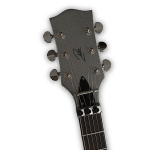 Custom Made Platinum Silver Richard Z. Kruspe Style 6 Strings Electric Guitar - Image 3