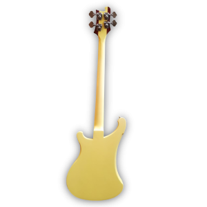 Custom Made Cream Chris Squire 4001 Style 4 Strings Electric Bass - Image 4
