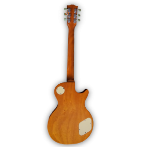 Custom Made LP Style Left Handed P90 Pickup Gold Top Electric Guitar - Image 5