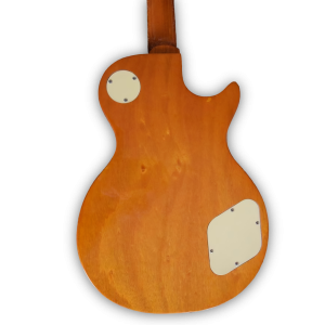 Custom Made LP Style Left Handed P90 Pickup Gold Top Electric Guitar - Image 6