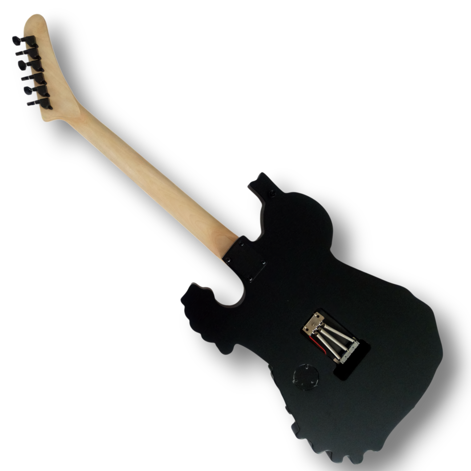 Custom Made Skull and Bones George Lynch Style 6 Strings Electric Guitar - Image 5