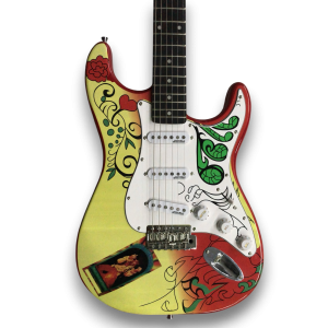 Custom Made Jimi Hendrix Monterey Pop Festival Style Strat Style 6 Strings Electric Guitar - Image 2
