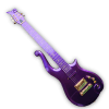 Custom Made Prince Cloud Style Metallic Purple 6 Strings Electric Guitar