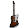 Custom Made Firebird Platypus Style Tobacco Sunburst Flame Maple Top Electric Guitar
