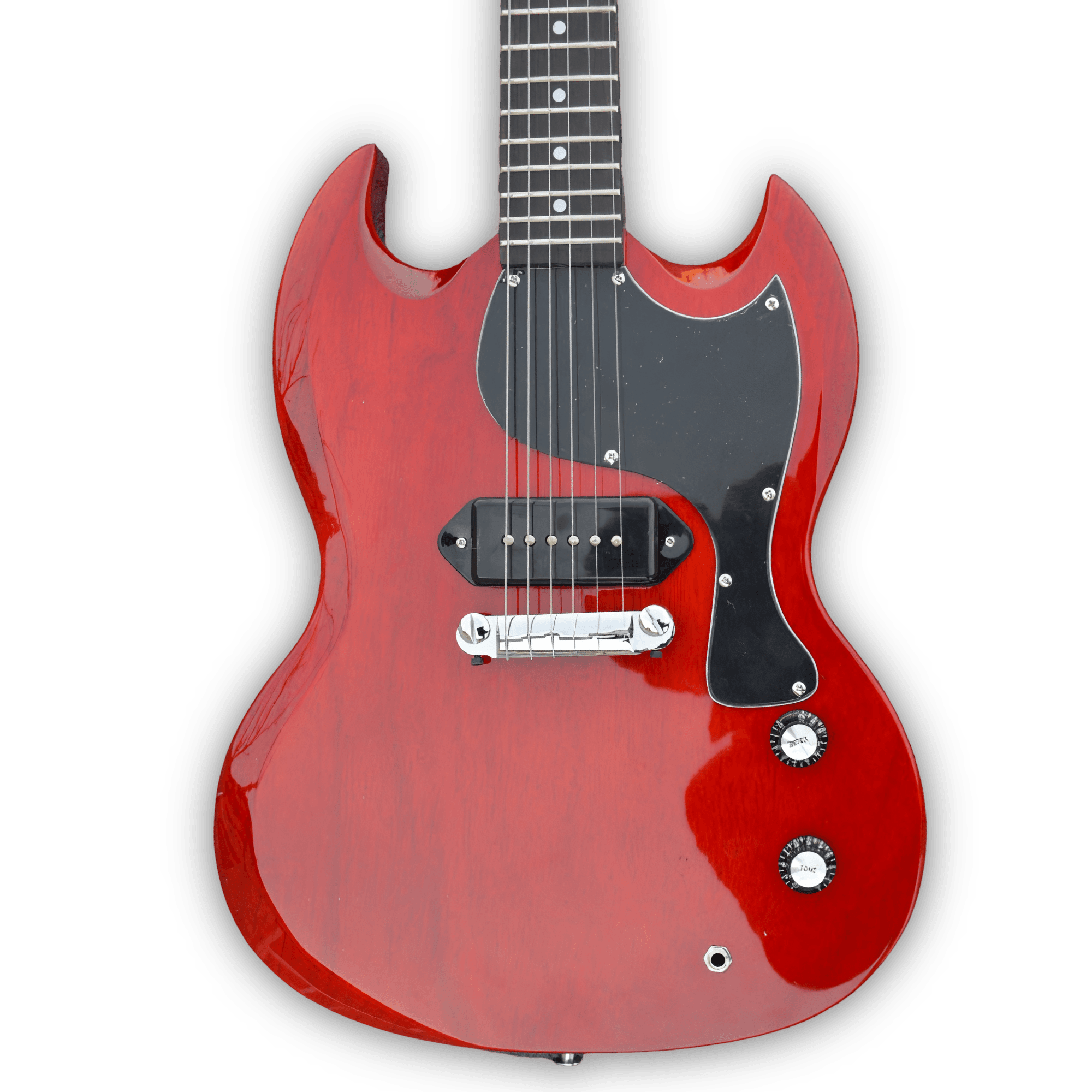 Custom Made SG Junior Style Vintage Cherry 6 Strings Electric Guitar