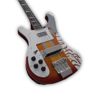 Custom Made Sgt. Pepper Left Handed 4003 4 Strings McCartney Style Electric Bass - Image 3