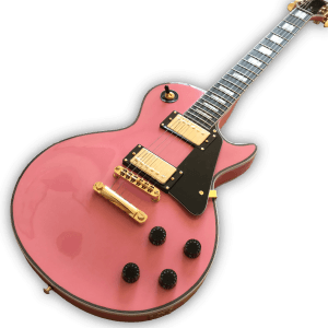 Custom Made Metallic Sunset Finish 6 Strings LP Style Electric Guitar