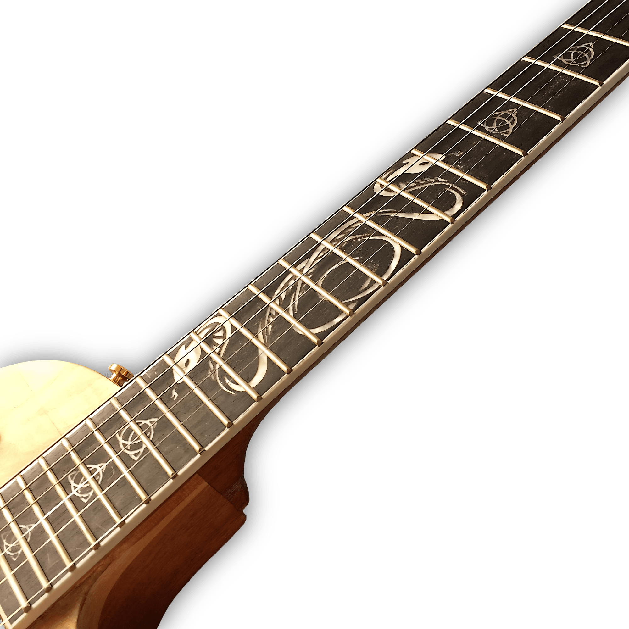 Custom Made Carved Snake LP Style 6 Strings Electric Guitar - Image 3