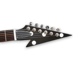 Custom Made Randy Rhoads Black Dot V Style White Polka Dot Electric Guitar - Image 4