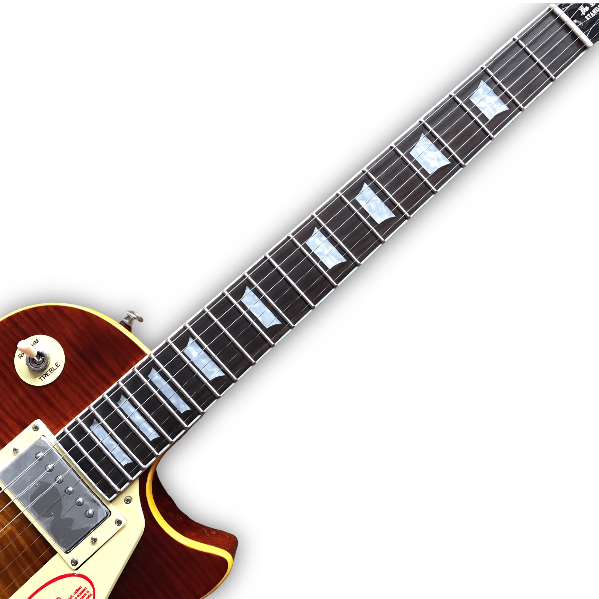 Custom Made Honeyburst 6 Strings LP Style Electric Guitar - Image 2