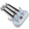 Custom Made Triple Neck Jem 7V Style Steve Vai 6 + 6 + 12 Strings Electric Guitar