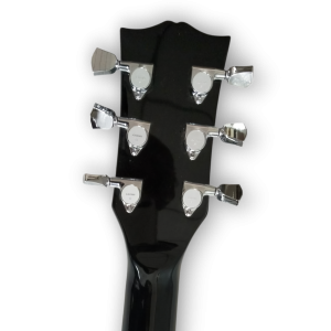 Custom Made Acoustic SJ-200 Style Elvis Presley Black Beauty Acoustic Guitar - Image 5