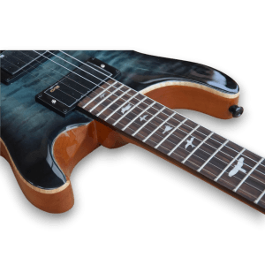 Custom Made Mark Holcomb Style Quilted Maple Top Blue Burst Style 6 Strings Electric Guitar - Image 3