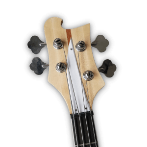 Custom Made Spalted Maple Top Natural Finish 4003 Style 4 Strings Electric Bass - Image 5