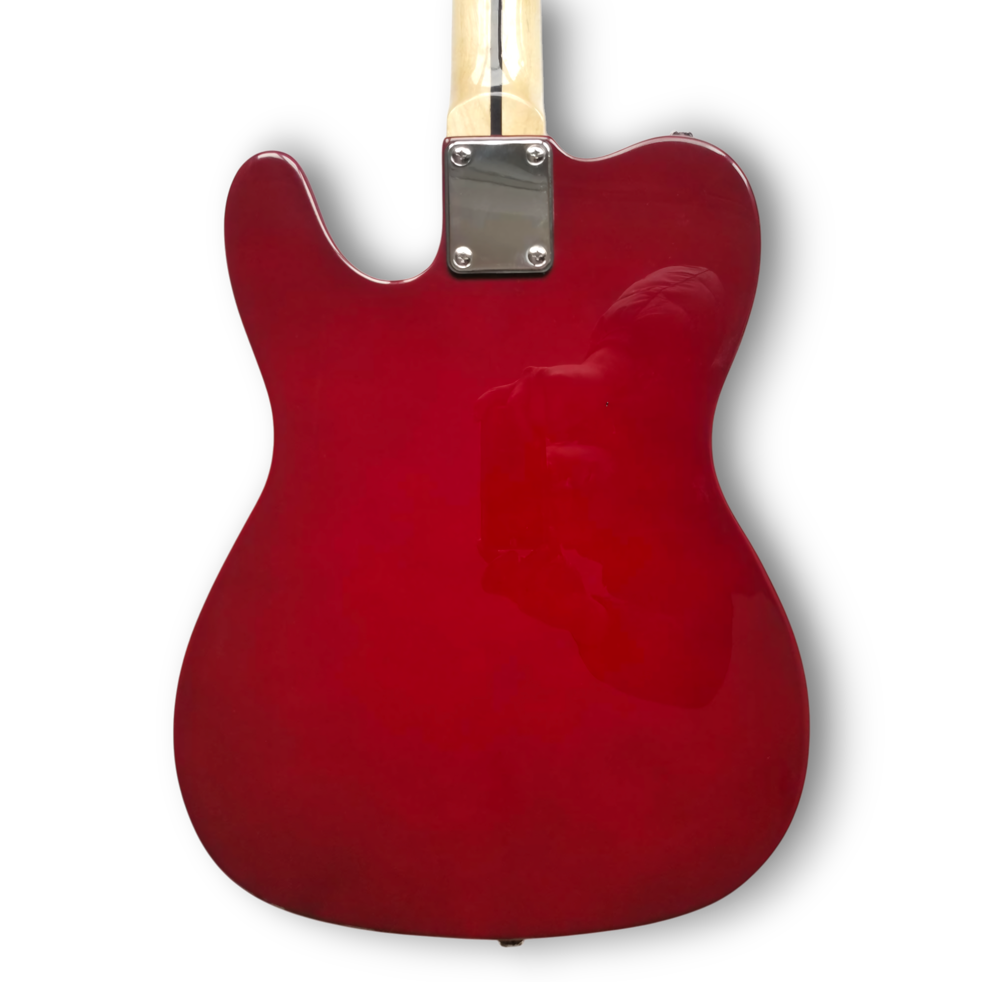 Custom Made Tele Style Red Paisley 6 Strings Electric Guitar - Image 8