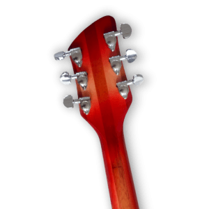 Custom Made Semi-Hollow Left Handed Fireglo 360 Style 6 String Electric Guitar - Image 8