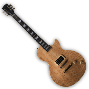 Custom Made Quilted Maple Top Natural Finish LP Style 6 Strings Electric Guitar - Image 2