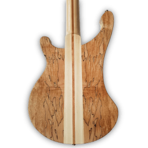 Custom Made Spalted Maple Top Natural Finish 4003 Style 4 Strings Electric Bass - Image 7