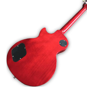 Custom Made Flame Maple Top Appetite Amber LP Style 6 Strings Electric Guitar - Image 5