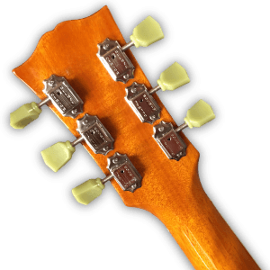 Custom Made LP Style P90 Pickup Gold Top Left Handed Electric Guitar - Image 5
