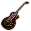 Custom Made Black Star LP Style 6 Strings Electric Guitar