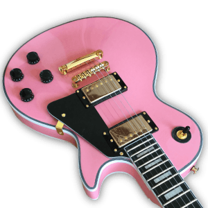 Custom Made Metallic Sunset Finish 6 Strings LP Style Electric Guitar - Image 3