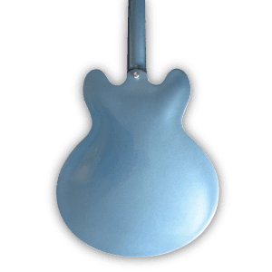 Custom Made Pelham Blue 335 Style Dave Grohl 6 Strings Electric Guitar - Image 6