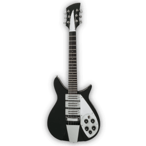 Custom Made Black John Lennon 325 Style 6 Strings Electric Guitar - Image 2