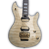 Custom Made Natural Finish Quilted Maple Top LP Style White 6 Strings Electric Guitar