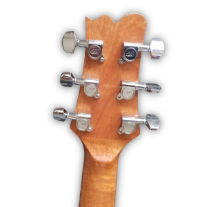 Custom Made Maple Wood Harp Guitar Double Neck Eclipse Acoustic Guitar - Image 5