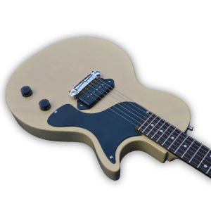 Custom Made TV Yellow P90 Pickups Single Cut LP Junior Style 6 Strings Electric Guitar - Image 6