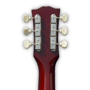 Custom Made Vintage Cherry SG Junior Style 6 Strings Electric Guitar - Image 4