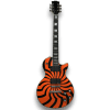 Custom Made Orange Zakk Wylde LP Style Buzzsaw 6 Strings Electric Guitar