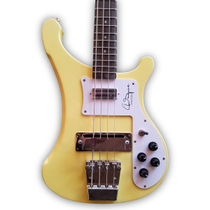 Custom Made Cream Chris Squire 4001 Style 4 Strings Electric Bass