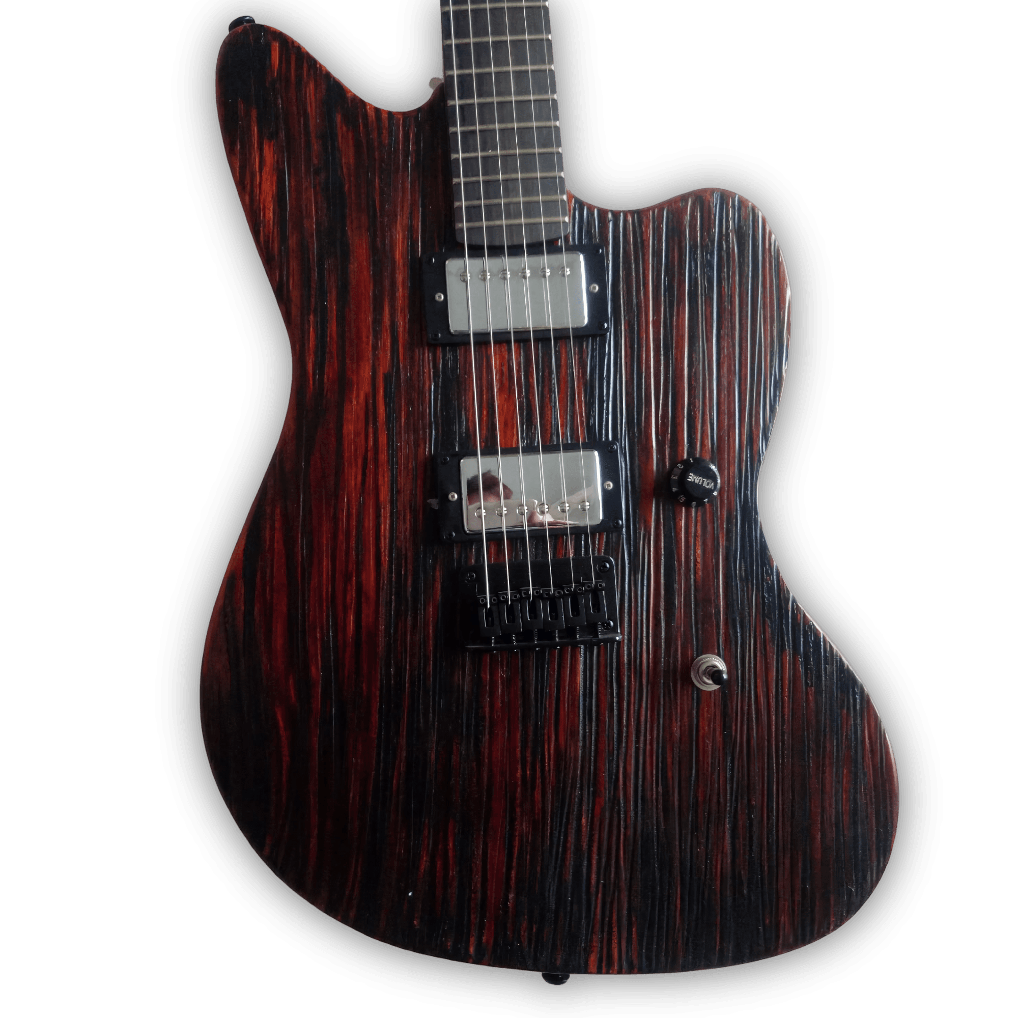 Custom Made Jim Root Style Sandblasted 6 Strings Electric Guitar