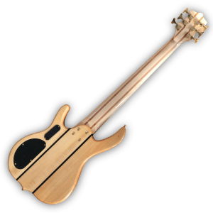 Custom Made Elite Style Quilted Maple Top 6 String Electric Bass - Image 5