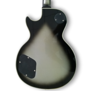 Custom Made Metallic Silverburst Teardrop LP Style 6 Strings Electric Guitar - Image 6